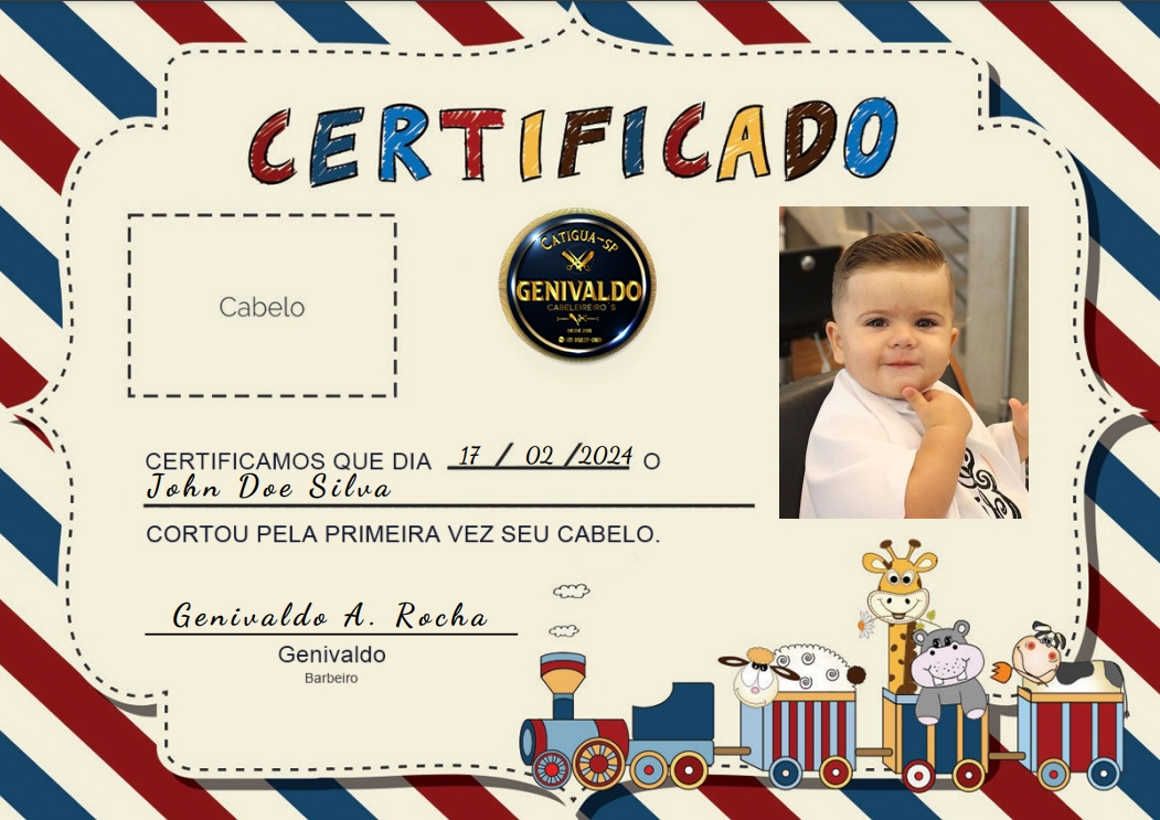 Primeiro Corte Kids + Certificado